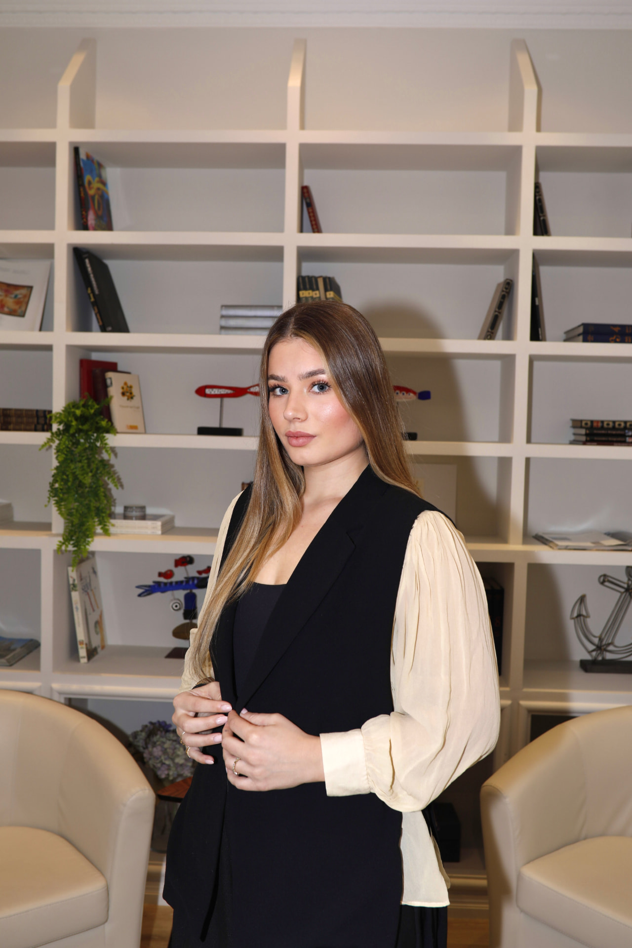 Madeleine Cadwell Bland, lawyer in Madrid, in her office